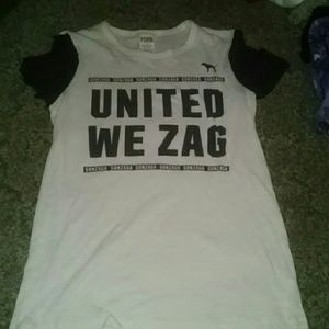 White Gonzaga VS Pink T-shirt